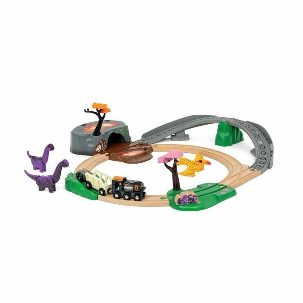 Cale ferată Brio Aventure Dinosaure
